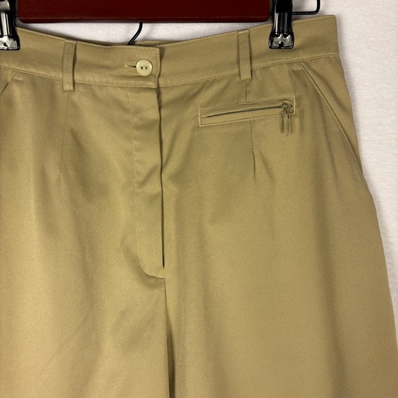 Tail Classic High Waisted Tan Golf Shorts 8 Inch Inseam - Picture 3 of 5